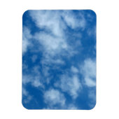 Blue Sky mit Wolken-Naturfotografie Magnet (Vertikal)