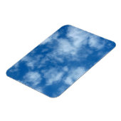 Blue Sky mit Wolken-Naturfotografie Magnet (Linke Seite)