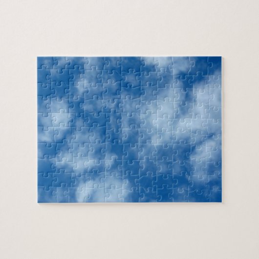 Blue Sky mit Wolken-Naturfotografie Puzzle (Horizontal)