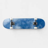 Blue Sky mit Wolken-Naturfotografie Skateboard (Horizontal)