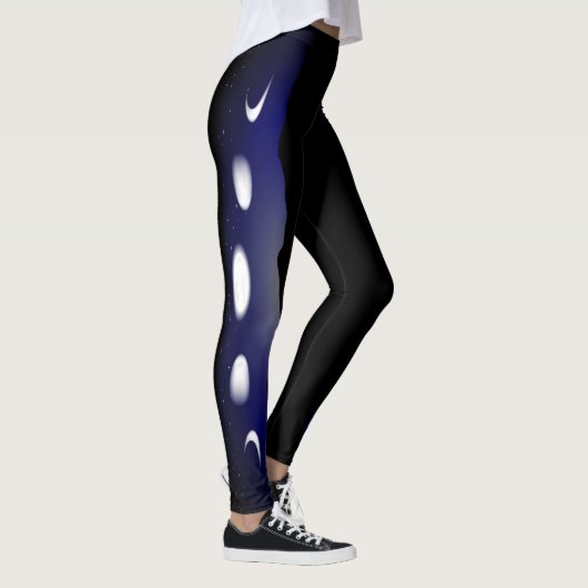 Blue Sky Moon Phase Leggings (Rechts)