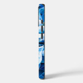 Blue Sky Mosaic Dragon Case-Mate iPhone Hülle (Rückseite / Links)