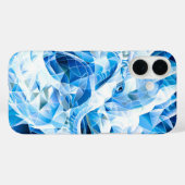 Blue Sky Mosaic Dragon Case-Mate iPhone Hülle (Rückseite (Horizontal))