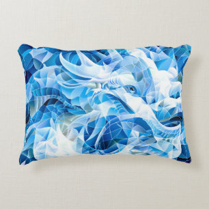 Blue Sky Mosaic Dragon Dekokissen