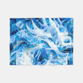 Blue Sky Mosaic Dragon Fleecedecke (Vorderseite (Horizontal))