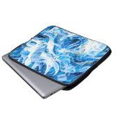 Blue Sky Mosaic Dragon Laptopschutzhülle (Vorne Knopf)