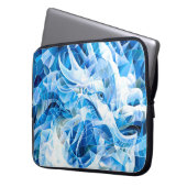 Blue Sky Mosaic Dragon Laptopschutzhülle (Vorderseite Links)