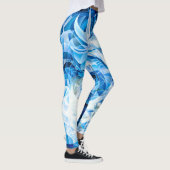 Blue Sky Mosaic Dragon Leggings (Rechts)