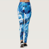 Blue Sky Mosaic Dragon Leggings (Rückseite)
