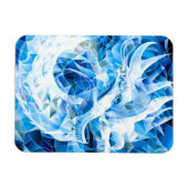 Blue Sky Mosaic Dragon Magnet (Horizontal)