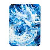 Blue Sky Mosaic Dragon Magnet (Vertikal)