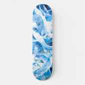 Blue Sky Mosaic Dragon Skateboard (Vorderseite)