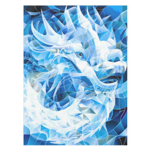 Blue Sky Mosaic Dragon Tischdecke