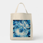 Blue Sky Mosaic Dragon Tragetasche (Rückseite)