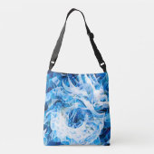 Blue Sky Mosaic Dragon Tragetaschen Mit Langen Trägern (Rückseite)