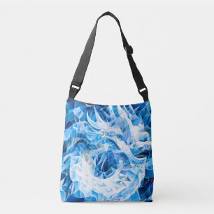 Blue Sky Mosaic Dragon Tragetaschen Mit Langen Trägern