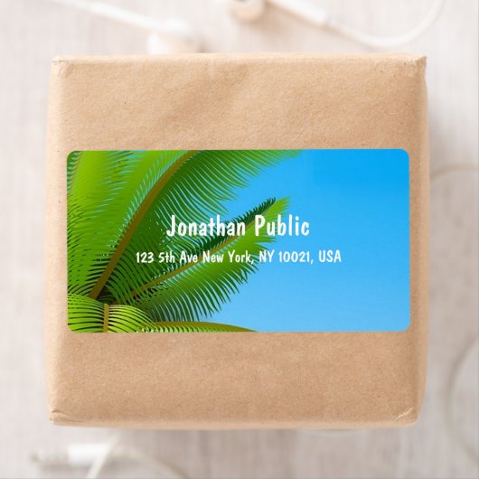 Blue Sky Palms Elegantes Handwriting Template Mode (Insitu)