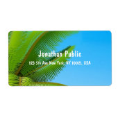 Blue Sky Palms Elegantes Handwriting Template Mode (Vorne)