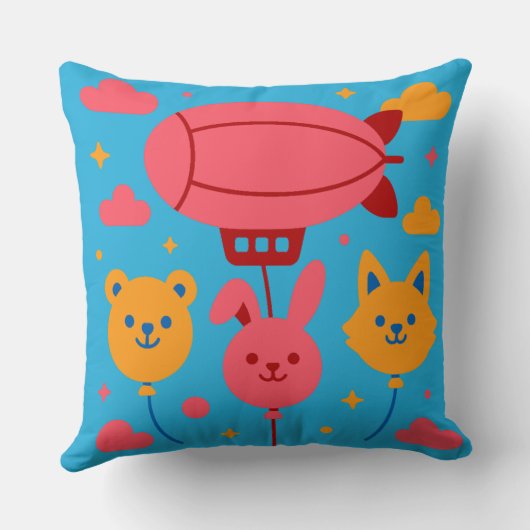 Blue Sky Parade Kissen (Rückseite)