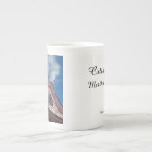 Blue Sky Pink Roofline - Martha's Vineyard Porzellantasse (Vorderseite)