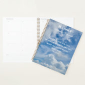 Blue Sky Planer mit Bible Verse (Anzeige)