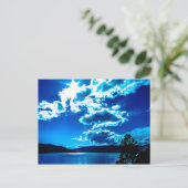 Blue Sky Post Card Postkarte (Stehend Vorderseite)