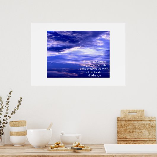 Blue Sky Poster (Küche)