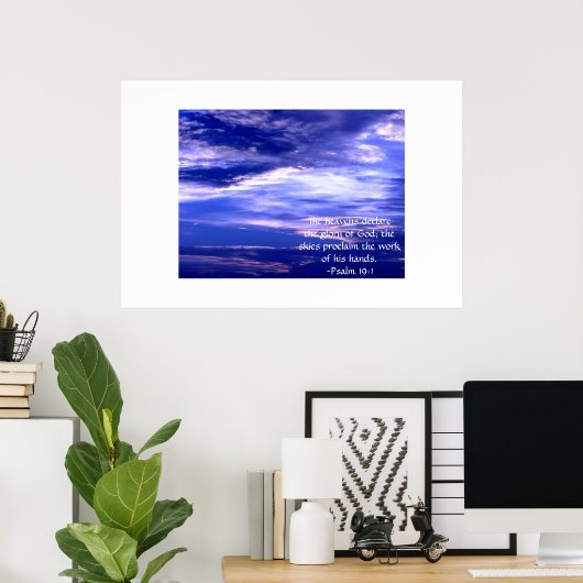 Blue Sky Poster (Heimbüro)