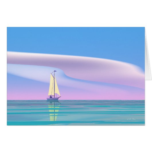 Blue Sky Sailing (Vorderseite (Horizontal))