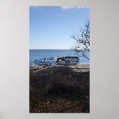 Blue Sky Shipwrecked Poster (Vorne)