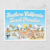 Blue Sky SoCal Postkarte (Vorderseite)