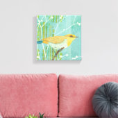 Blue Sky Songbird Leinwanddruck (Insitu (Wohnzimmer))