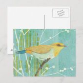Blue Sky Songbird Postkarte (Vorne/Hinten)