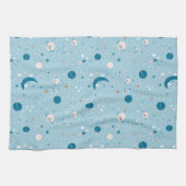 Blue Sky & Space Pattern Geschirrtuch (Horizontal)