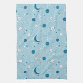 Blue Sky & Space Pattern Geschirrtuch (Vertikal)