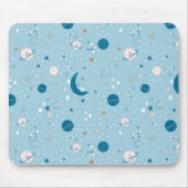 Blue Sky & Space Pattern Mousepad (Vorne)