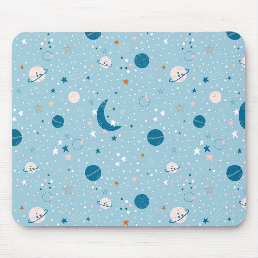 Blue Sky & Space Pattern Mousepad (Vorne)