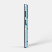 Blue Sky & Space Pattern Samsung Galaxy Hülle (Rechte Seite)