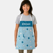 Blue Sky & Space Pattern Schürze (Insitu)