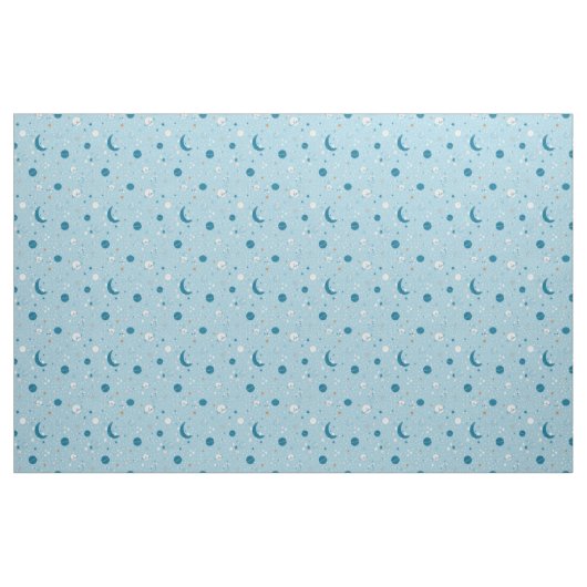 Blue Sky & Space Pattern Stoff (Fat Quarter (45,7 x 55,9 cm))