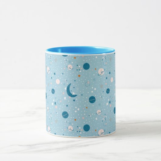 Blue Sky & Space Pattern Tasse (Zentrum)