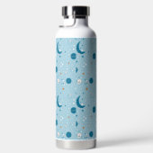 Blue Sky & Space Pattern Trinkflasche (Rechts)