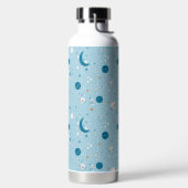Blue Sky & Space Pattern Trinkflasche (links)