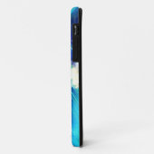 Blue Sky Sparkle iPhone 5 Fall *Personalize* Case-Mate iPhone Hülle (Hinten/Links)