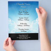 Blue Sky Stairs Church Flyer, Mitglied von US Serv Flyer (Hand)