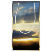 Blue Sky Sunset Geschenktasche Kleine Geschenktüte (Vorderseite)