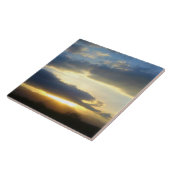 Blue Sky Sunset Tile Fliese (Seite)
