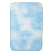 Blue Sky und Cloud Art Custom Badematte (Vorderseite Vertikal)