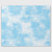 Blue Sky und Cloud Art Custom Geschenkpapier (Flach)