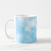 Blue Sky und Cloud Art Custom Kaffeetasse (Links)
